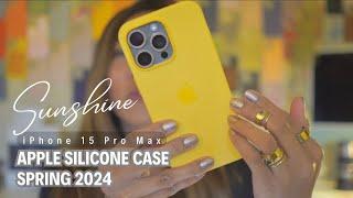 NEW Apple Silicone Case -SUNSHINE-Spring 2024