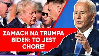 To jest chore. Biden zabrał głos po zamachu na Trumpa