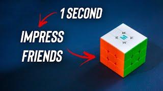 RUBIK’S CUBE MAGIC TO IMPRESS YOUR FRIENDS 1 SECOND