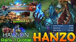8200+ Hero Power Hanzo The Undead King - Top 1 Global Hanzo by HALZiON - Mobile Legends
