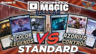 4 Color Legends vs UW Control  MTG Standard  Dreamhack Dallas Regional Championship  Round 11