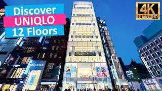  Discover Uniqlo Ginza World’s Largest Uniqlo store 4K Video