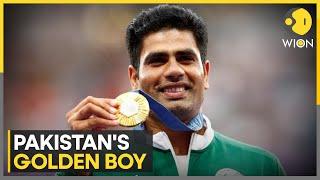 Heros welcome for Arshad Nadeem as he returns home with Olympic gold  Latest News  WION