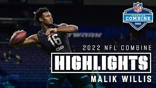 Malik Willis FULL 2022 NFL Scouting Combine Workout