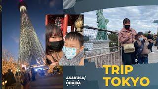 ke Tokyo berdua dgn anak ll Tokyo trip asakusa odaiba