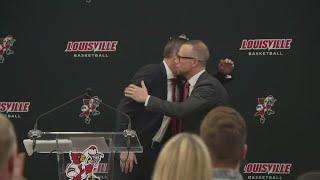 UofL athletic director introduces new mens basketball coach Pat Kelsey