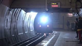 Modified London Underground 1972 Stock Auto Visual Inspection Train in Action at Marylebone