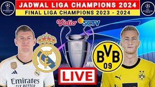 Jadwal Final Liga Champions 2024 - Real Madrid vs Dortmund - Liga Champions 202324