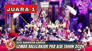 LOMBA BALEGANJUR REMAJA PKB 2024 - DUTA KABUPATEN GIANYAR