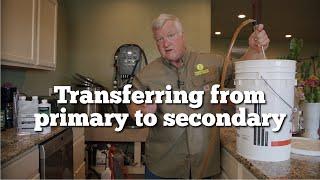 #Brewday How to Brew Beer at Home Transferring from Primary to Secondary Fermenter - Part 2 of 3