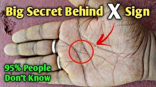 Meaning of X sign in hand? Cross sign in palmistry