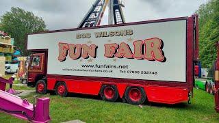 Stratford upon Avon vlogpre-opening day. Bob Wilsons funfair May 2024