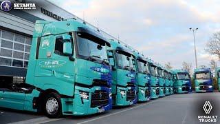 FlyByNite added 21 top-of-the-range Renault Trucks to our fleet #deliverytruck #trucksales