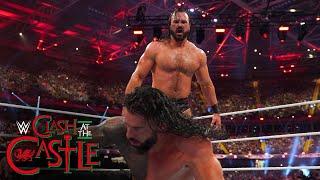 Drew McIntyre shuts up Roman Reigns WWE Clash at the Castle 2022 WWE Network Exclusive