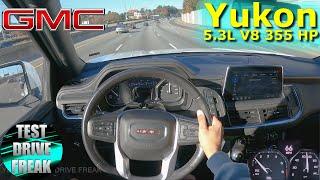 2021 GMC Yukon SLT 5.3L V8 RWD HIGHWAY DRIVE POV USA