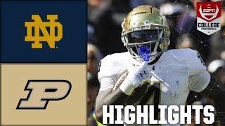 Notre Dame Fighting Irish vs. Purdue Boilermakers  Full Game Highlights  ESPN College Football