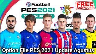 PS4 Option File PES 2021 update transfer gratis Augustus 24 Free D0wnIoad for PS4 original