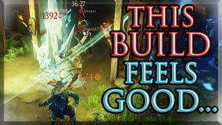 This Ice Gauntlet Build Feels Pretty Good..  New World - Rapier  Ice Gauntlet PvP Build & Gameplay