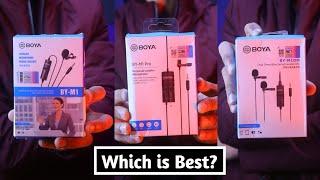 Boya M1 vs M1 Pro vs M1DM - Sound Test  Which is Best ?