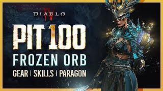 ALL NEW FROZEN ORB Build - Pit Clears 100+ Diablo IV Season 4
