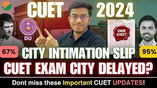 City Intimation CUET 2024 Kaise Download Kare  City Allotment Kab aayega  How to download  Check