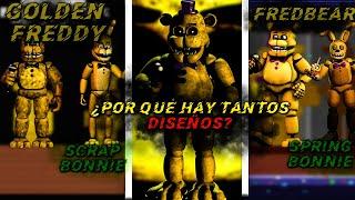 ¿Por Qué Hay Tantos Diseños de Golden Freddy y Fredbear?  Teoría FNaF  Five Nights At Freddy’s