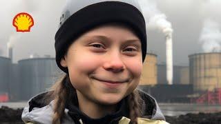 Greta Thunberg Oil Company Commercial AI