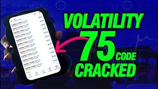 MAKE A $1000 WEEKLY WITH THIS CRACKED CODE ON VOLATILITY 75 INDEX.