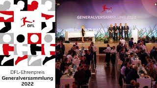 „Ehrenpreis der DFL“ für Prof. Dr. Tim Meyer und Rudi Völler – Generalversammlung 2022