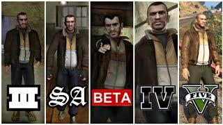 Evolution of Niko Bellic in GTA Games  NIKO Visits Every GTA MAP  2001-2021