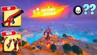 High Elimination Solo Zero Build Win Gameplay New Iron-Man Update  3 Medallions In Fortnite Ch5 S4