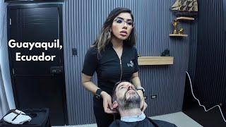  ECUADORIAN LADYBARBER IS VERY CAREFUL