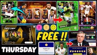 What Is Coming On Thursday & Next Monday  eFootball 2024 Mobile  Vol. 2 Coins Bonus & Free Rewards