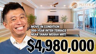 Jalan Limau Kasturi - 2.5-Storey Inter-Terrace with 999-year Leasehold  Seng Huat  $4980000