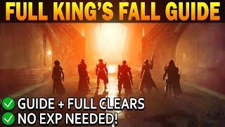 COMPLETE BEGINNERS GUIDE Destiny 2 Kings Fall Raid All Encounters & Callouts