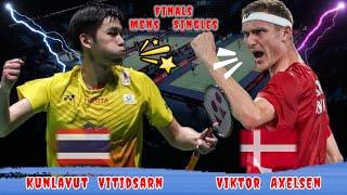 Highlights  Viktor Axelsen DEN vs THA Kunlavut Vitidsarn Finals Badminton Mens Singles