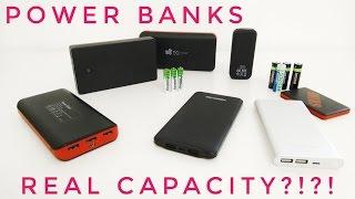 Whats the real capacity of Power Banks Portable Batteries?