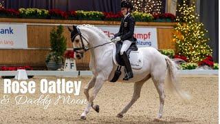 Rose Oatley & ihr Pony überzeugen in der Kür    Aachen Dressage Youngstars