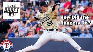 Texas Rangers 2021 MLB Draft Review