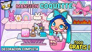 Decoro la MANSION HOUSE MAKER COMPLETA con estilo COQUETTE y muebles GRATIS