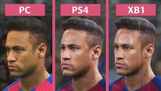 PES 2017  Pro Evolution Soccer 2017 – PC vs. PS4 vs. Xbox One Graphics Comparison