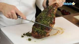 How to Carve a Leg of Lamb