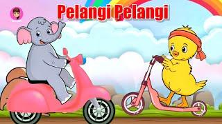 Pelangi Pelangi  Bebek dan Gajah  Lagu Anak Balita Indonesia Populer