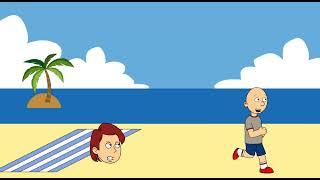 Classic Caillou buries Boris in the sand