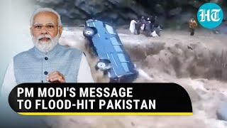 PM Modis message to flood-affected Pakistan Saddened to see devastation