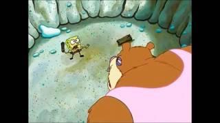 SpongeBob Throws a Wood Tile At Gaston