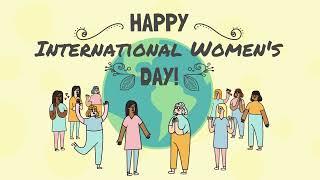 Happy International Womens Day 2022 Animated Video Template  VideoScribe