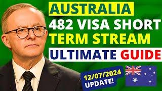 Australia 482 Visa Short Term Stream Complete Guide 2024  Australia Visa Update