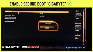 How to Enable Secure Boot in Bios Gigabyte