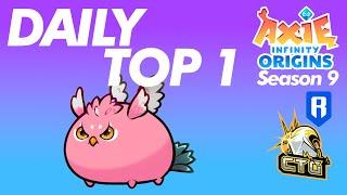 DAILY TOP 1 feat JoF  SEASON 9  ORIGINS LEADERBOARD  AXIE INFINITY